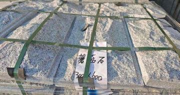 天津芝麻白蘑菇石，自然面