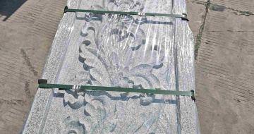 天津芝麻白别墅外墙雕刻版