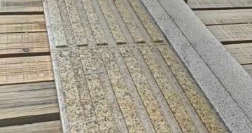 天津黄金麻盲道石 盲条