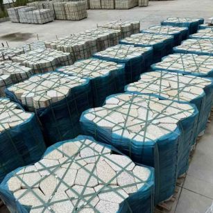 天津黄金麻冰裂纹 碎拼