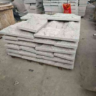 天津芝麻白蘑菇石，自然面