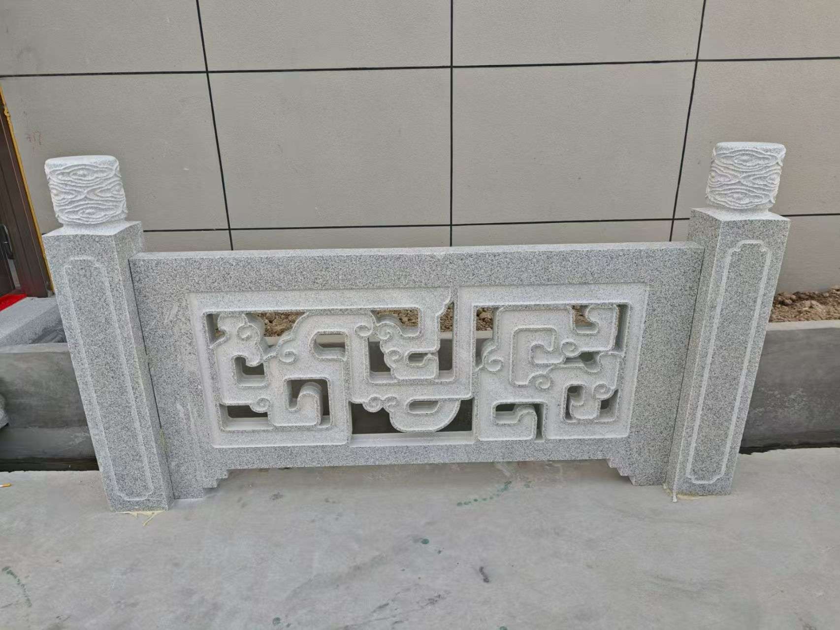天津芝麻白河道栏杆 桥栏杆