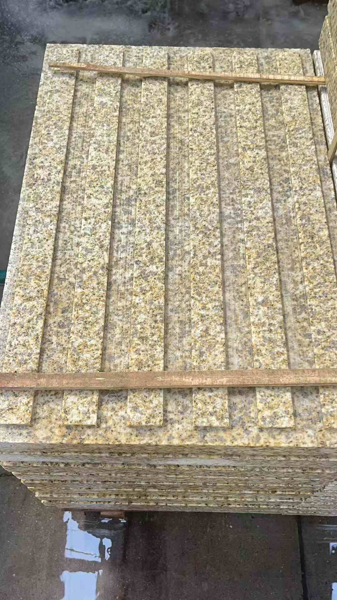天津黄金麻盲道 石材盲道